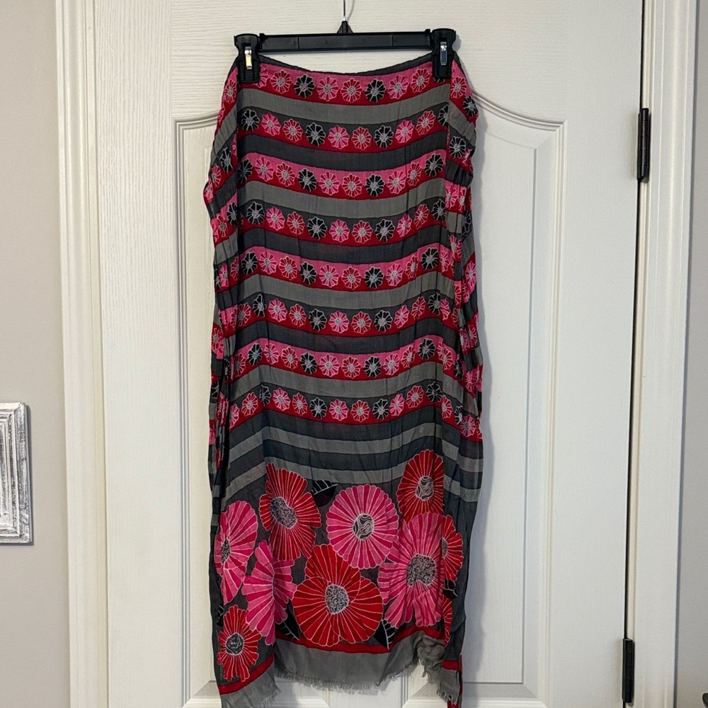 Vera Bradley “Cherry Blossom” Pattern Floral Scarf